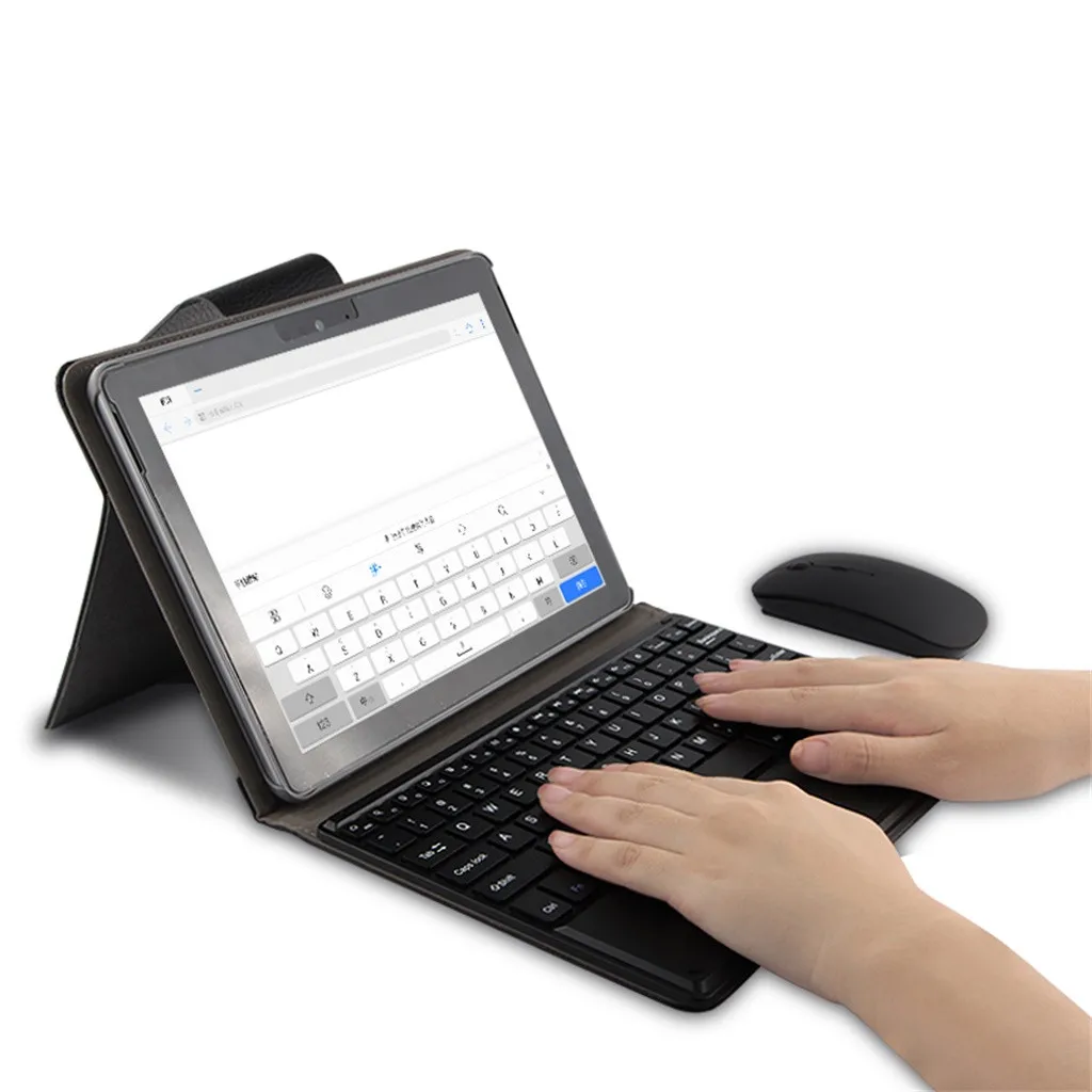 Ouhaobin беспроводная клавиатура с крышкой для поверхности GO 10,0 дюймов MediaPad Bluetooth клавиатура чехол Флип кожаный чехол 0325#2