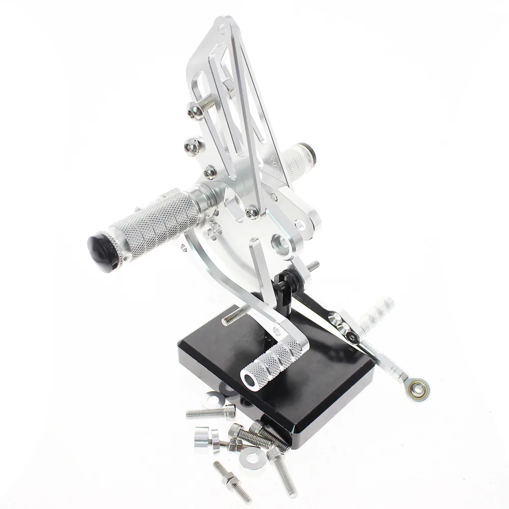 CNC алюминиевый мотоциклетный задний Набор подножки для ног Rearset для Kawasaki Ninja 250 EXC250 Ninja250 2008-2012 2009