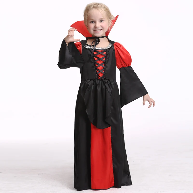 

EK185 Europe and United States Children's Clothing Cosplay festival Performances Halloween Vampire Role-playing Suit