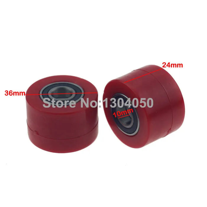 2 шт. 10 мм цепь стандартного шкива направляющее колесо для мотоцикла мотокросса