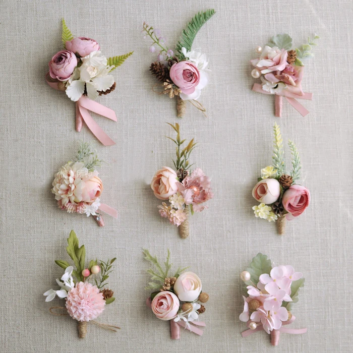 Новые значки-булавки европейская свадебная бутоньерка невеста жених Жених