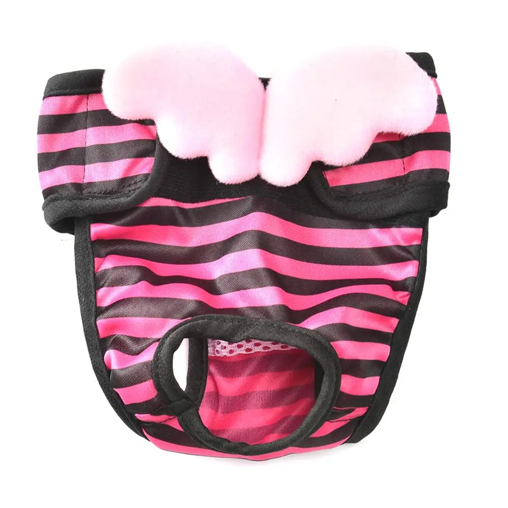 Многоразовые подгузники для собак 2 шт. нижнее белье домашних животных крылья в