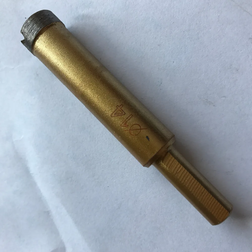 1 шт. алмазная пила для спекания мрамора диаметр 14 18 мм длина 70 рабочая глубина 40