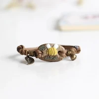 hand made ceramic bracelet bee bracelets female for women article ceramic fashion jewellery accessories 5250