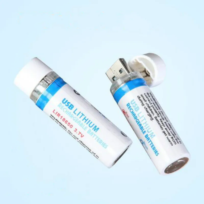 1 шт. Новинка 18650 3 7 В AA емкость 1200/1400 мАч USB литиевая аккумуляторная батарея для