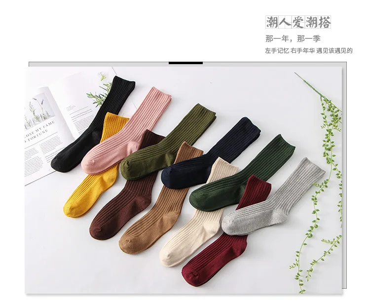 Dilanyifu Новинка весны разноцветные Хлопковые женские нескользящих носочков из