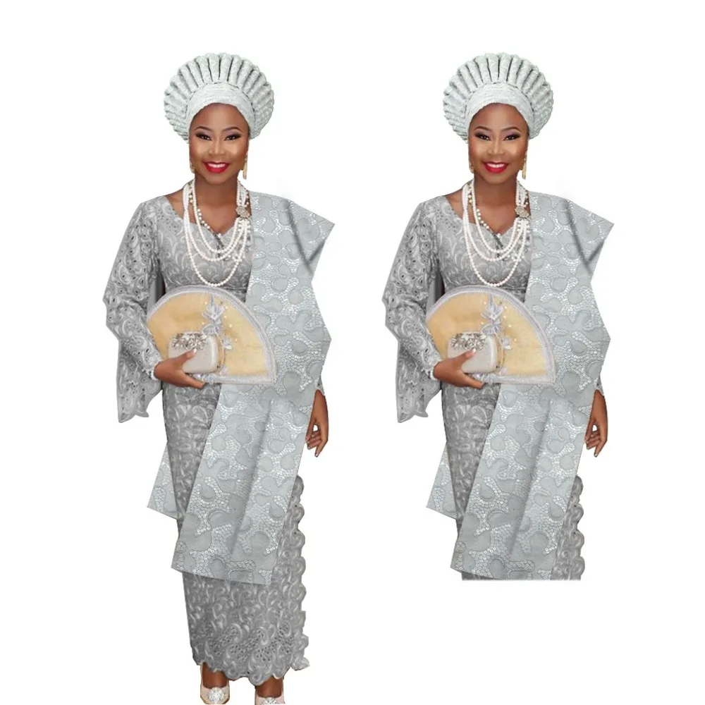 Бесплатная доставка aso oke для Африканской свадьбы Африканский головной убор с