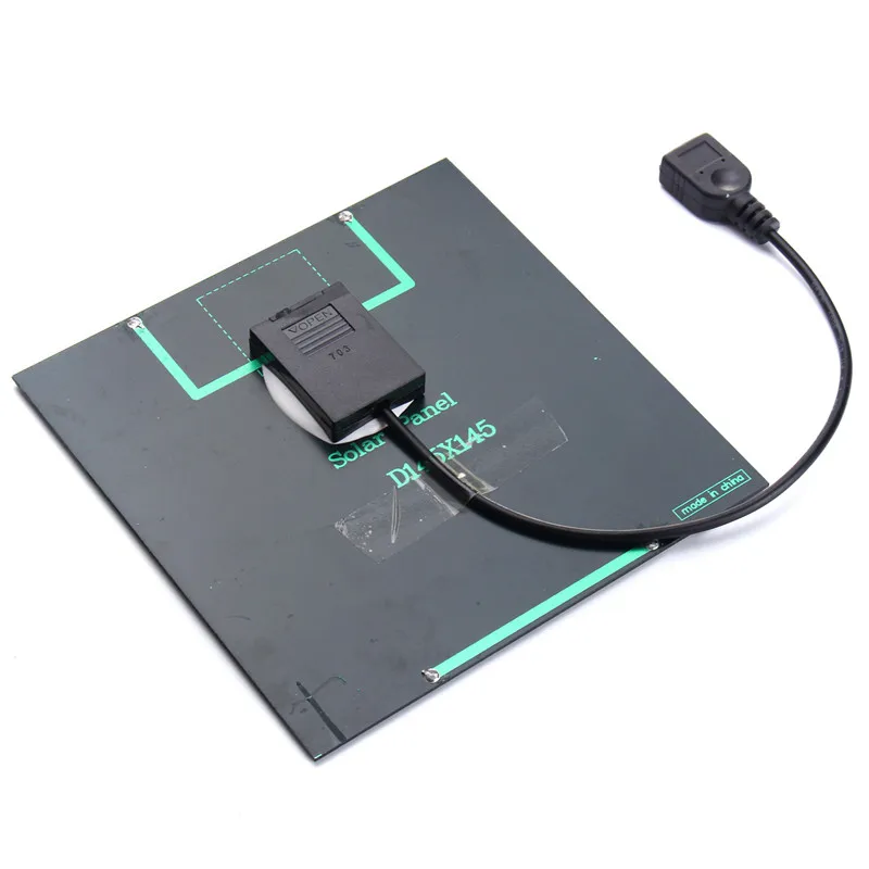 Высокое качество 4 дюймов охлаждающий вентилятор USB солнечные Панель Железный