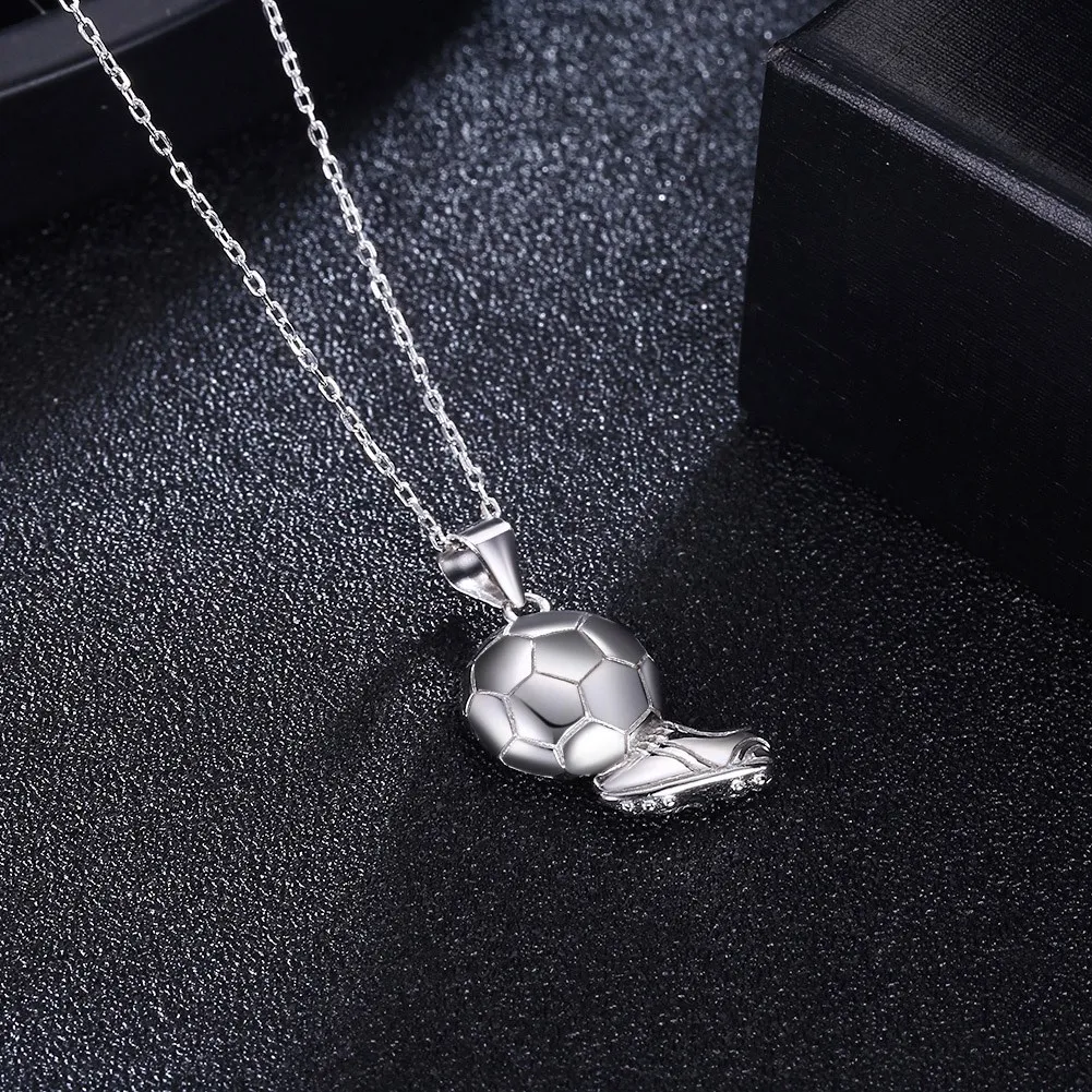 Kemstone модная обувь и футбол подвеска из серебра ожерелье для женщин мужчин модный