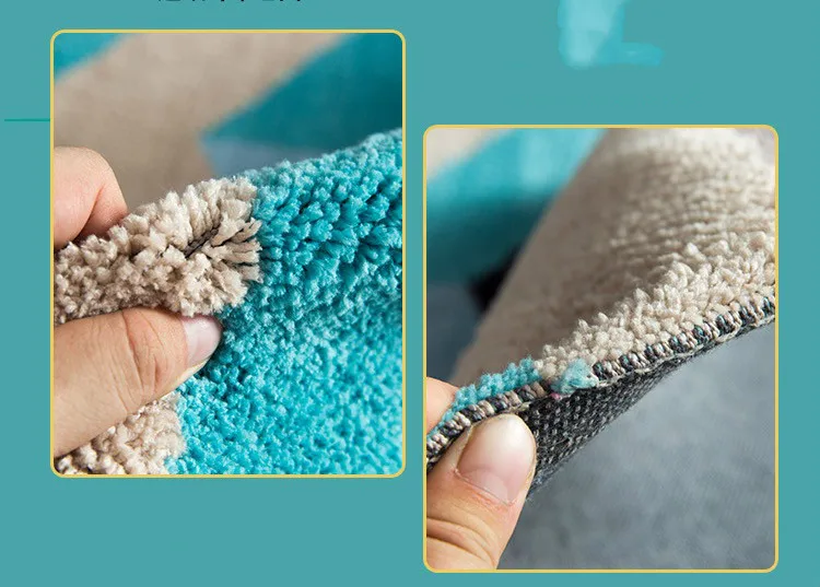 Диван с геометрическим рисунком ковровое покрытие синий коврик для ног двери