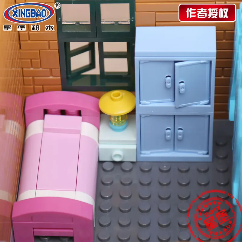 В НАЛИЧИИ XINGBAO 01013 2706 шт. Подлинный творческий конструктор MOC серии городской деревни из строительных блоков игрушек модель подарок.