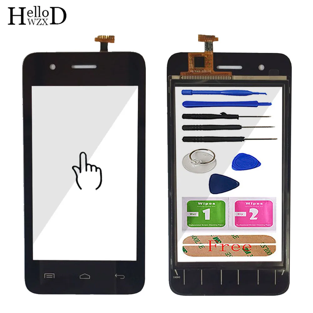 

4,0 ''сенсорный экран стекло для Wiko Sunset сенсорный экран стекло дигитайзер панель сенсорный экран Переднее стекло объектив сенсор инструменты...