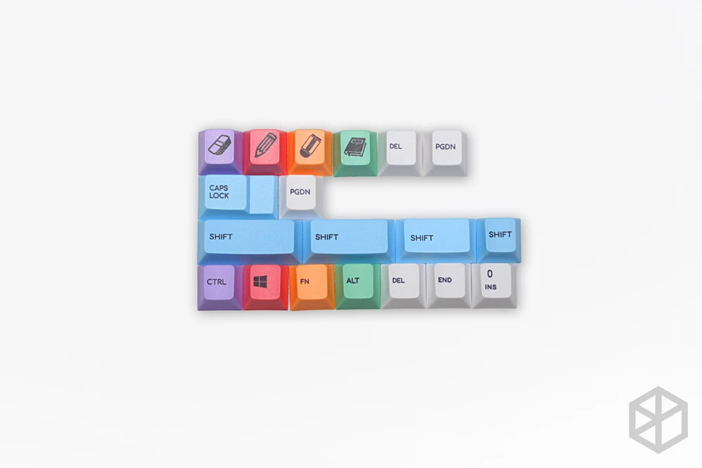 Вишневый профиль краситель Sub Keycap набор ПБТ пластиковый мел карандаш для
