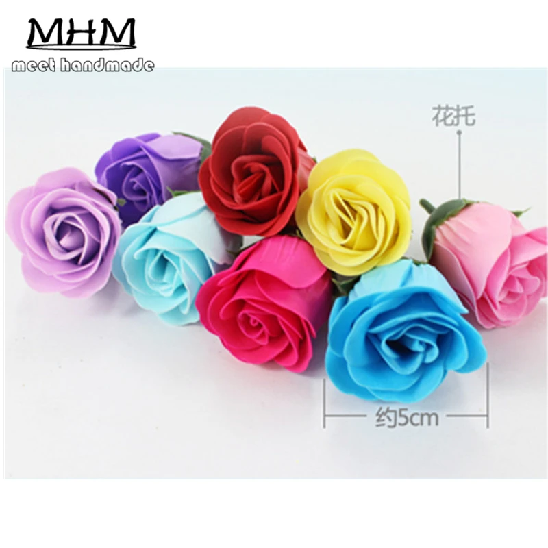 10pcs Artificial Flowers Scented Bath Soap Rose Flower Petal Gift For Valentine's Day Wedding Gift/birthday Gifts | Дом и сад