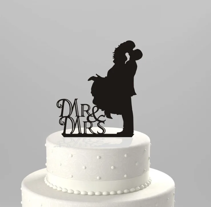 

Акриловый Топпер для торта Mr & Mrs, украшение для торта для невесты и жениха