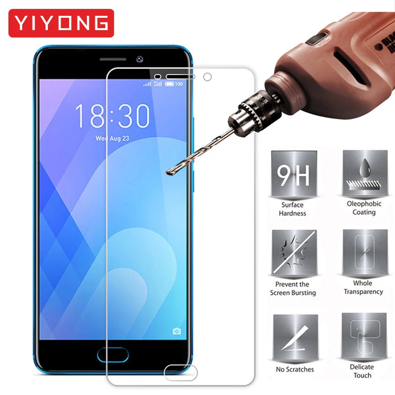 25 шт./лот YIYONG для Meizu M6 Note M6S M6T M5 M3S Mini M5S M3 защита экрана из закаленного стекла Pro 7 Plus