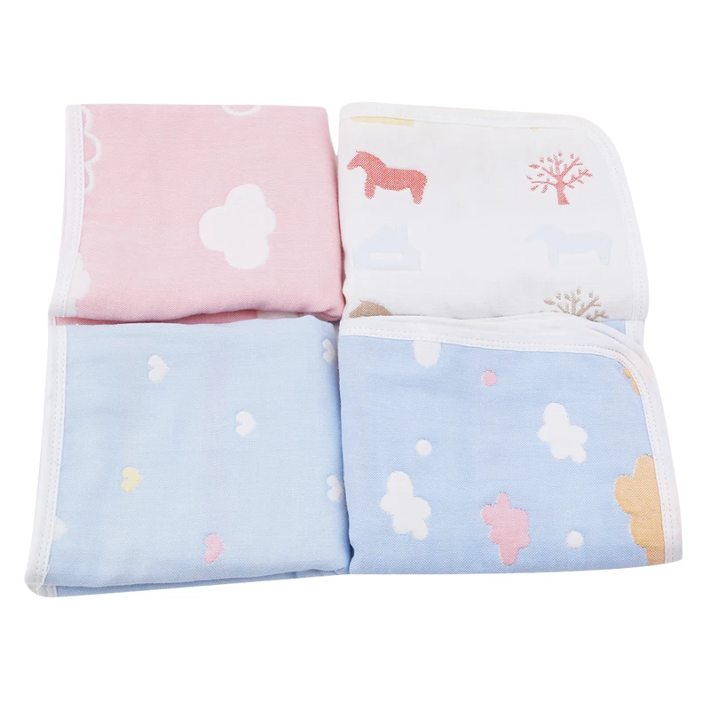 Дышащее полотенце для сна с героями мультфильмов мягкая хлопковая марлевая