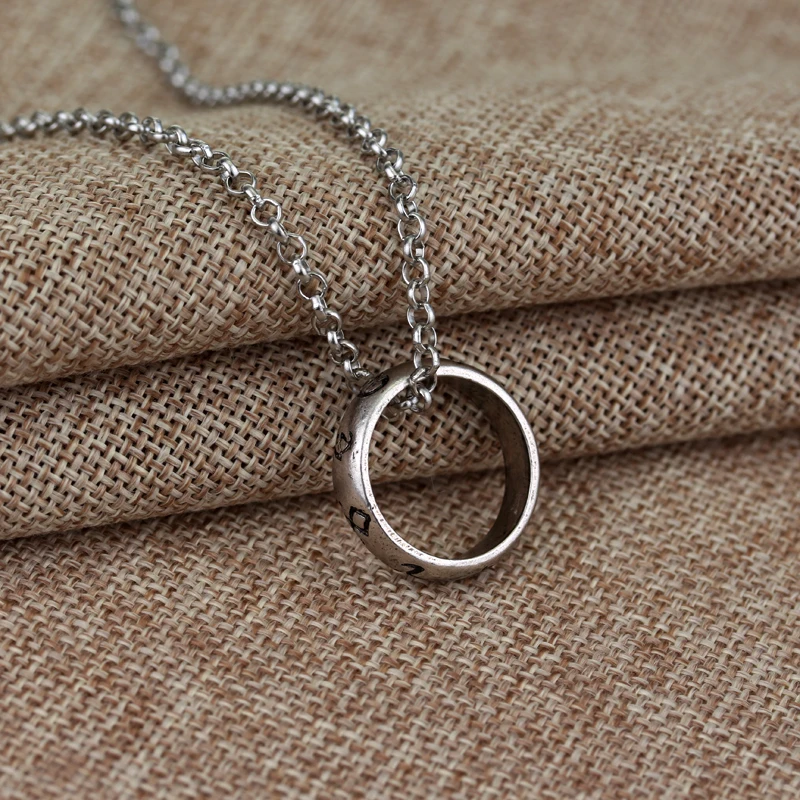 Ожерелье с подвеской в виде винтажного символа Город костей | Украшения и