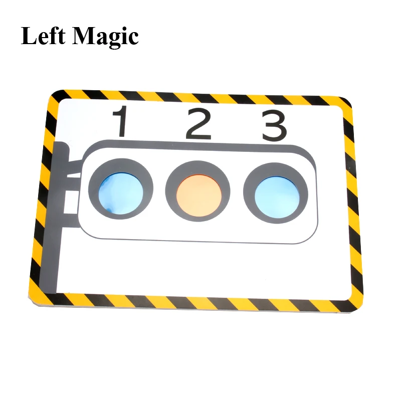 Сценические светофоры (с 3 шт. шелка) Волшебные трюки отверстие Шелковый цвет