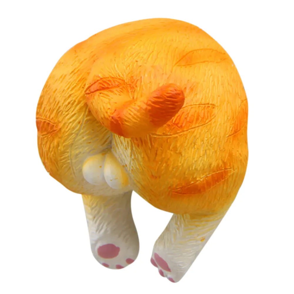 Магнитная 3d наклейка на холодильник с изображением кота задницы смешные