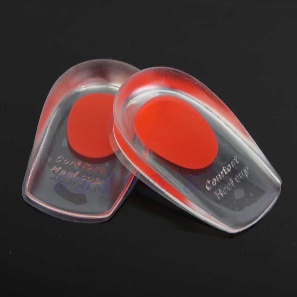 Силиконовые гелевые подушечки для обуви мужчин и женщин стельки подушек на пятке