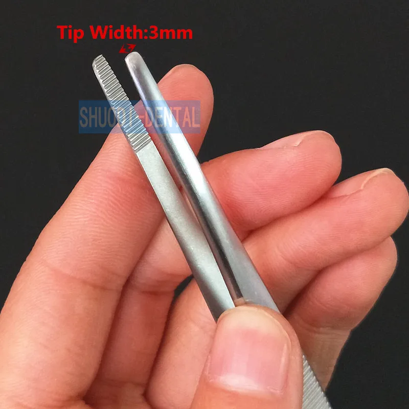 Высокое качество Стоматологический Хирургический пинцет зубчатый крюк