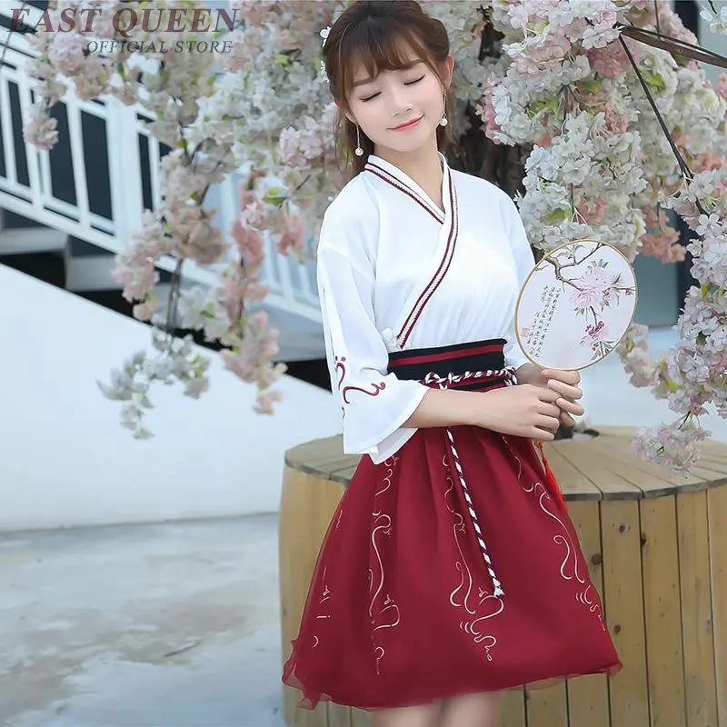 Оптовая продажа китайское кимоно платье народное танцевальное Hanfu танцевальный