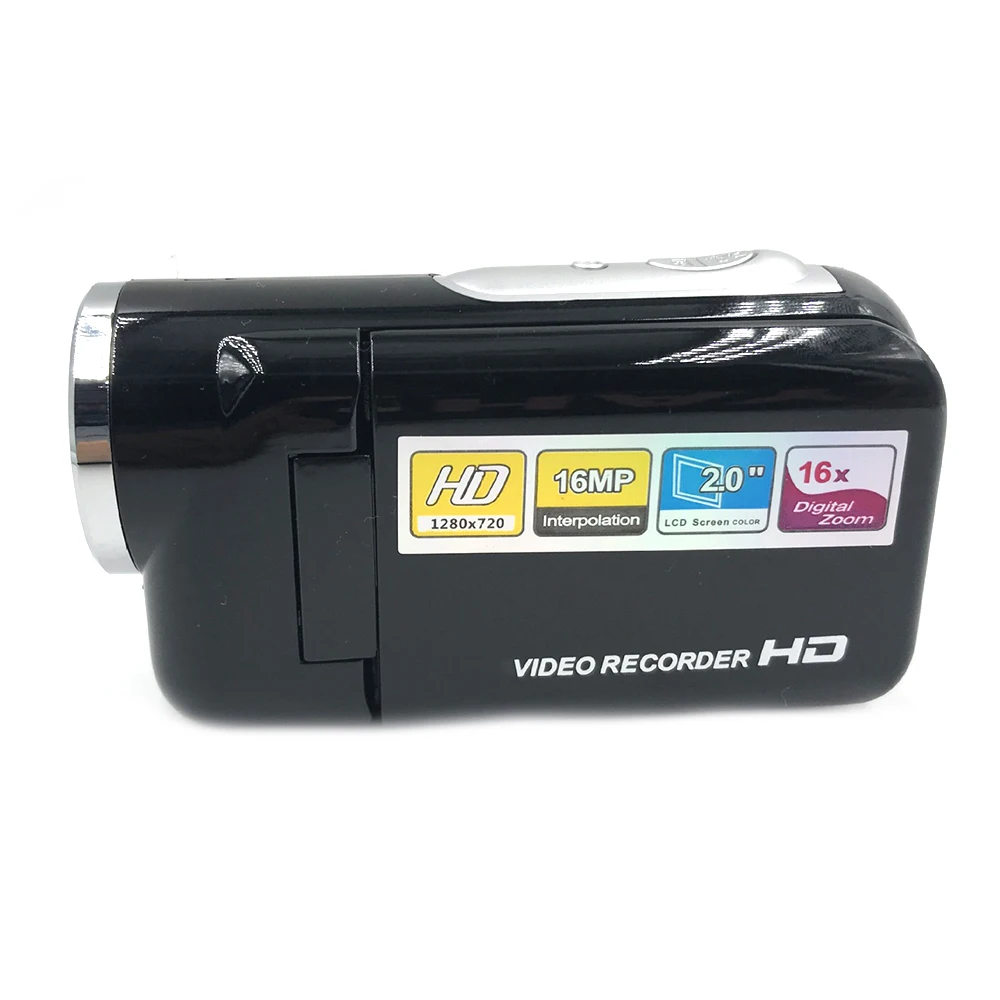 2,0 дюймовый TFT ЖК-экран Цифровая камера XD22 16MP HD 1280x720 16X цифровой зум игрушка камера видео рекордер мини дети/ребенок камера