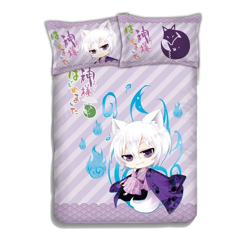Японское аниме Kamisama Hajimemashita Tomoe 4 шт. постельное белье простыни пододеяльник набор
