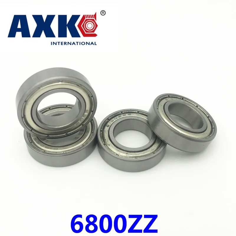 Axk 6800zz подшипник флейта (10 шт.) 10*19*5 мм Метрическая тонкая секция 6800 фонарей 6800z 61800