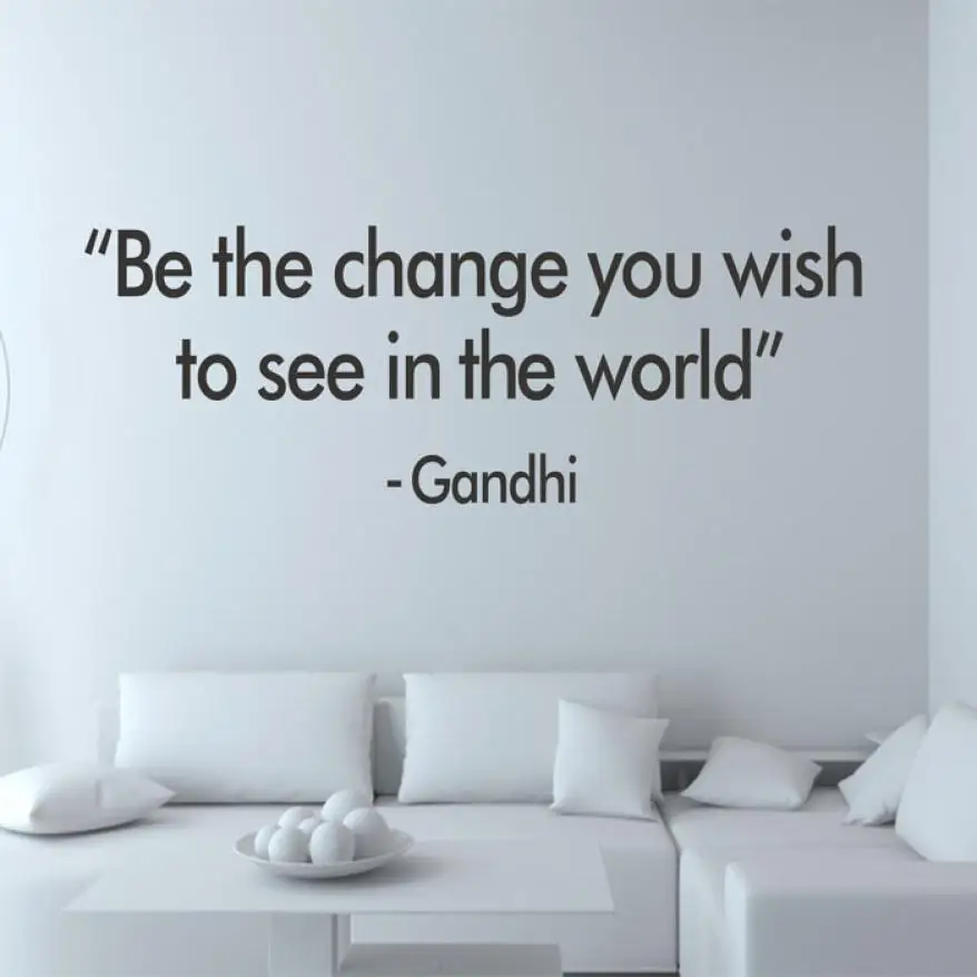 Personality1PC 60x18 см креативные английские стихи пословицы DIY настенные наклейки 420|sticker