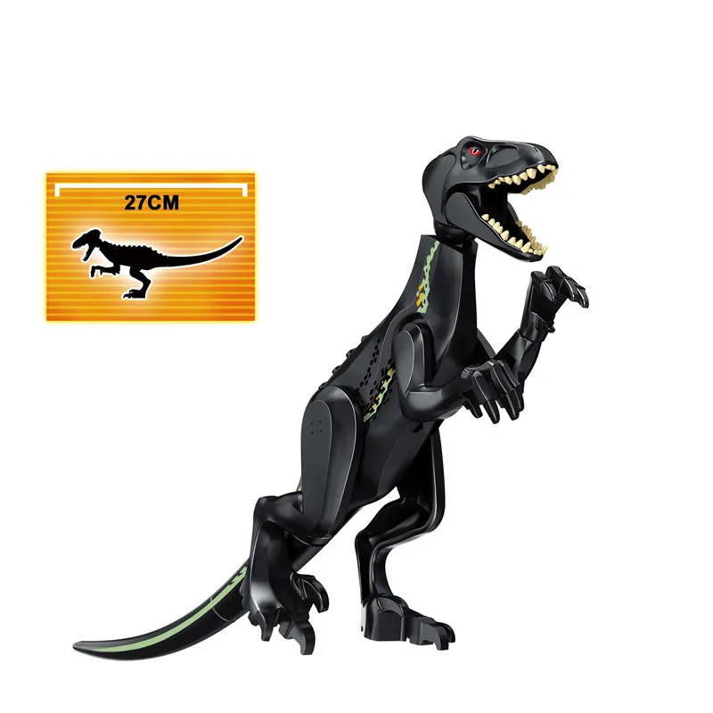 6 шт./лот Динозавр мир Юрского периода карнозавр индоминус Рекс индораптор