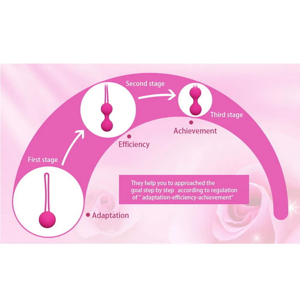 Безопасный силиконовый умный мяч для женщин Магнитная терапия Инь усадка