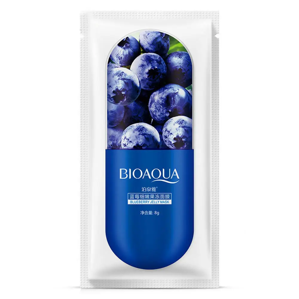 BIOAOUA 5pcs/set Facial Jelly Mask Moisturing Deep Moisturizing Hydrating Face Prevent & Refine Aging Anne | Красота и здоровье