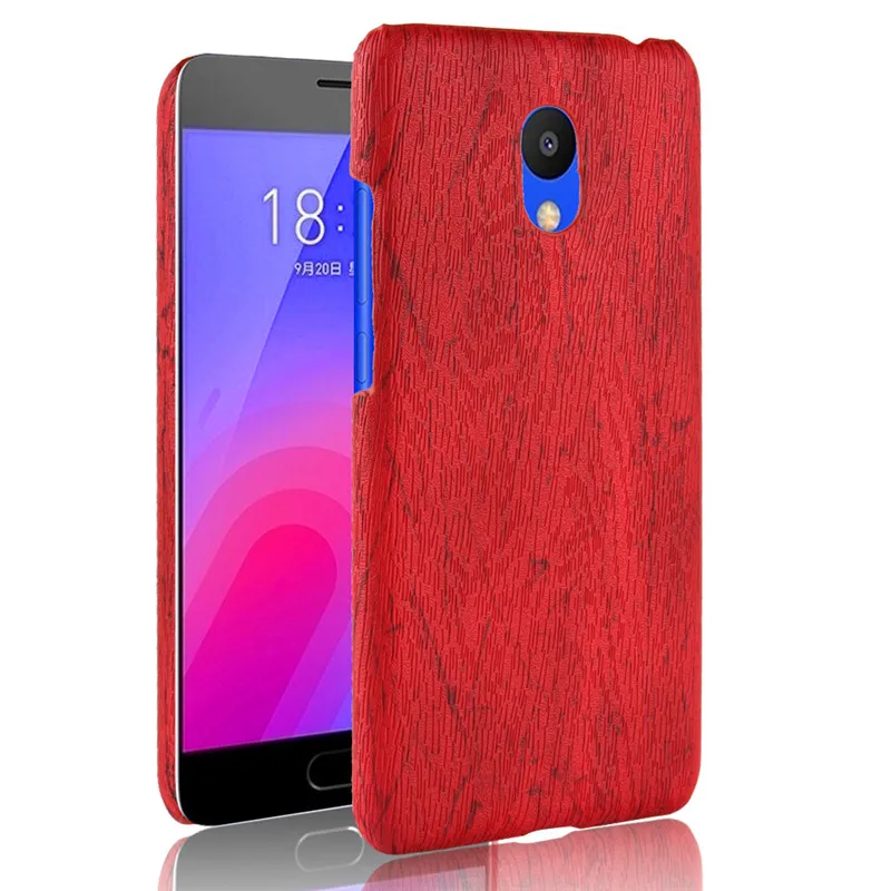 Чехол для Meizu M6 Mini Жесткий ПК с рисунком дерева + обложка на заднюю панель из
