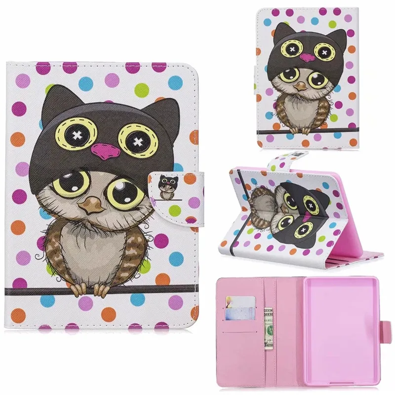 Чехол для Funda Amazon Kindle Paperwhite 1 2 3 чехол милый кот Единорог Панда Сова Капа для Kindle Paperwhite 4 Чехол Coque
