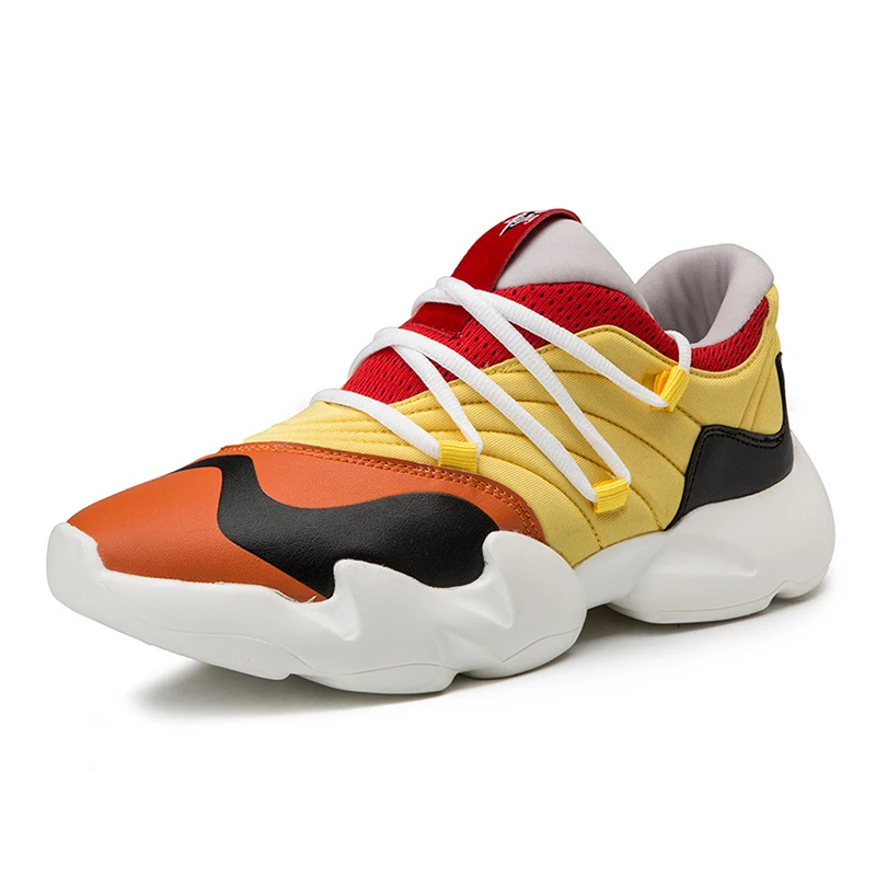 Мужские кроссовки kanye west винтажные дышащие Танцевальные Кроссовки повседневная