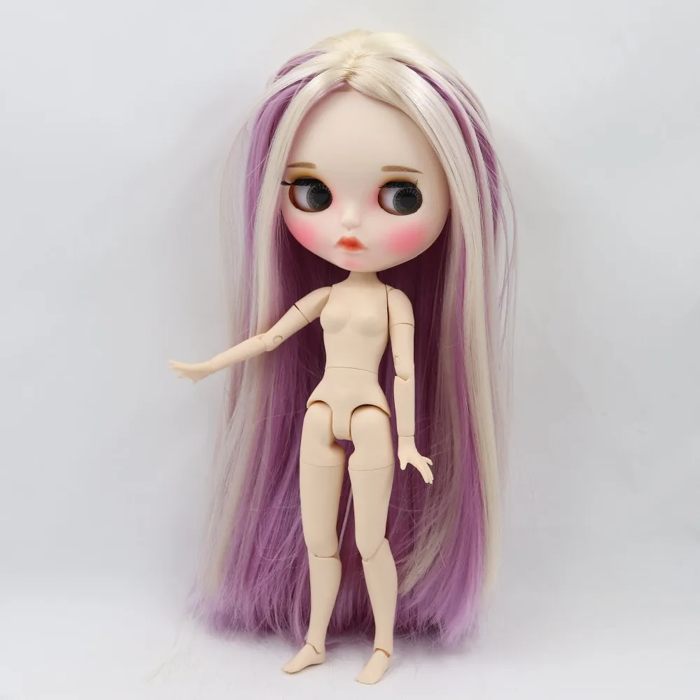 

ICY DBS Blyth Doll 1/6 bjd white skin joint body, new matte face Carved lips with eyebrow customized face, 30cm BL6025/2137/6122