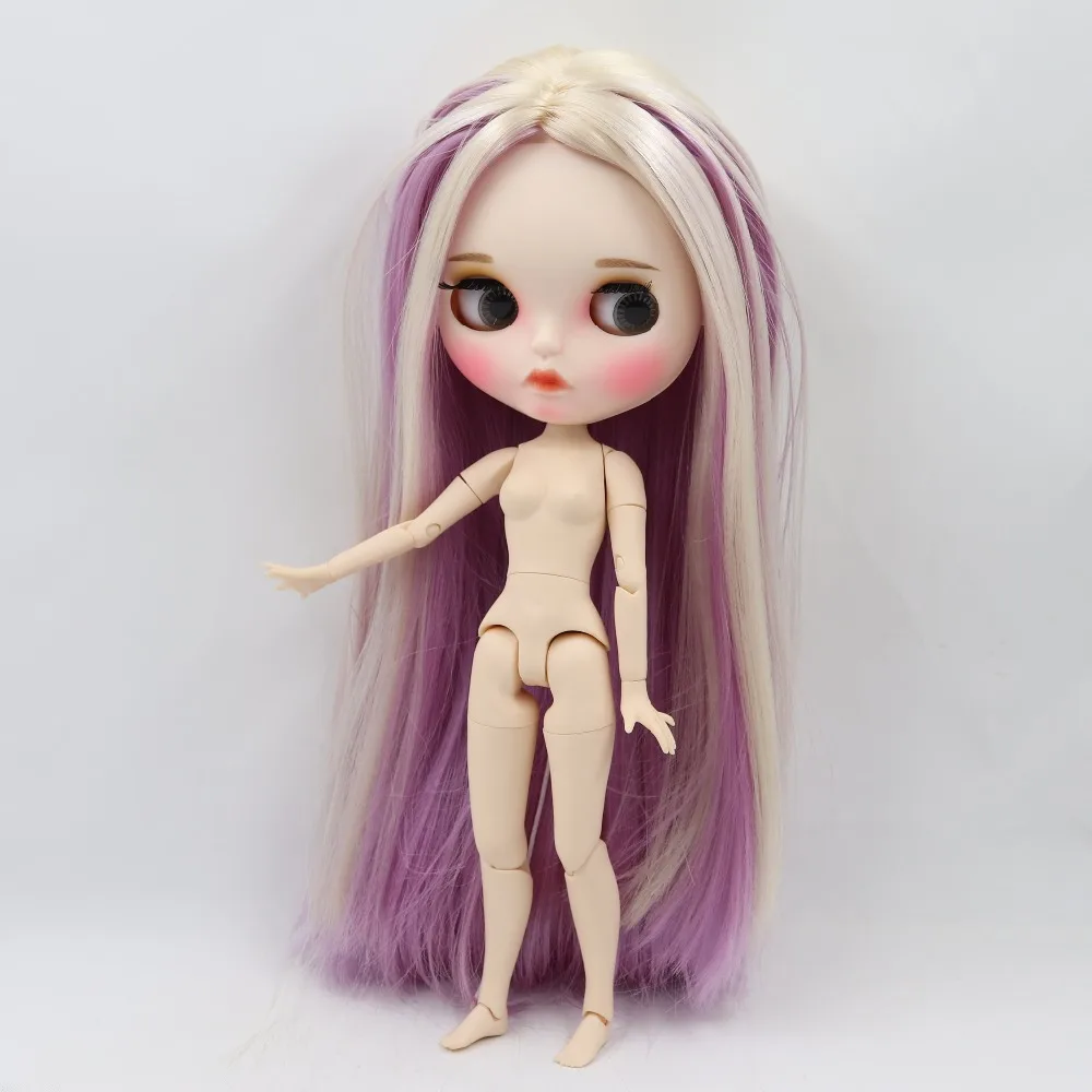 Ледяная кукла DBS Blyth 1/6 bjd белая кожа совместное тело новое матовое лицо резные