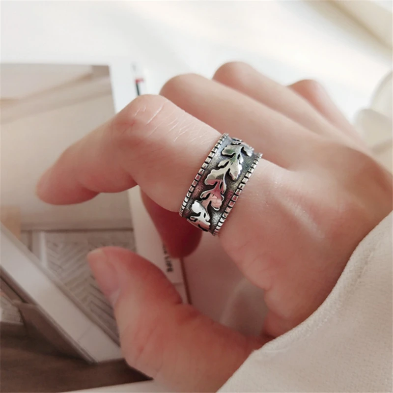 Кольца для женщин винтажное регулируемое кольцо на указательный палец с