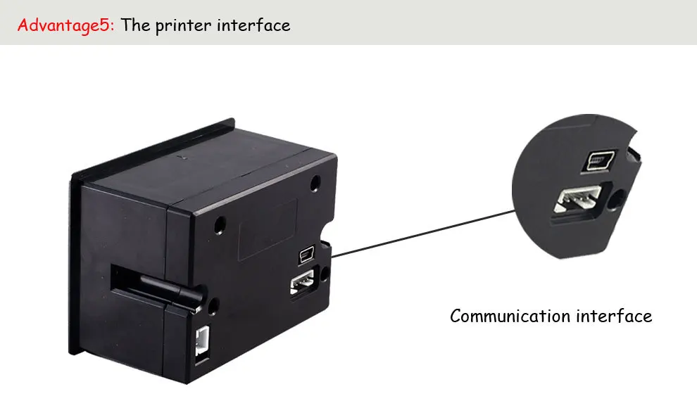 Горячая pos Встроенный термопринтер с ttl и USB портом, работающим DC 5 В, богатый графикой/кривыми/персонажами, функцией печати