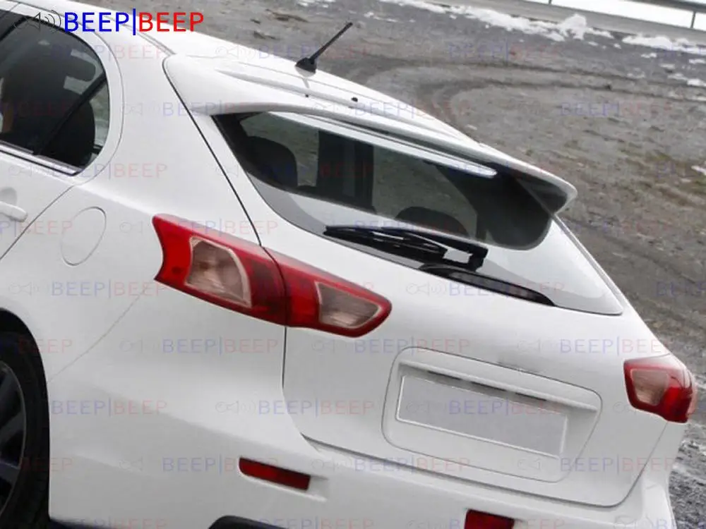 Спойлер для Mitsubishi Lancer X Sportback 2008-ABS пластик спортивный стиль Стайлинг автомобиля