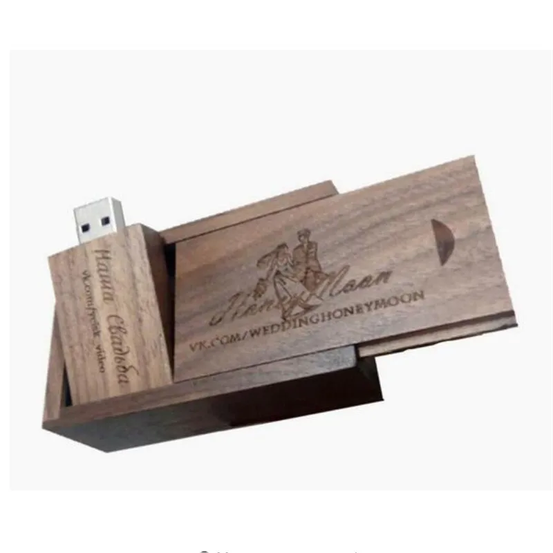 Exuanck Дерево орех флеш накопитель Usb 2 0 4GB/8GB/16GB/32GB/64GB изготовленный на заказ