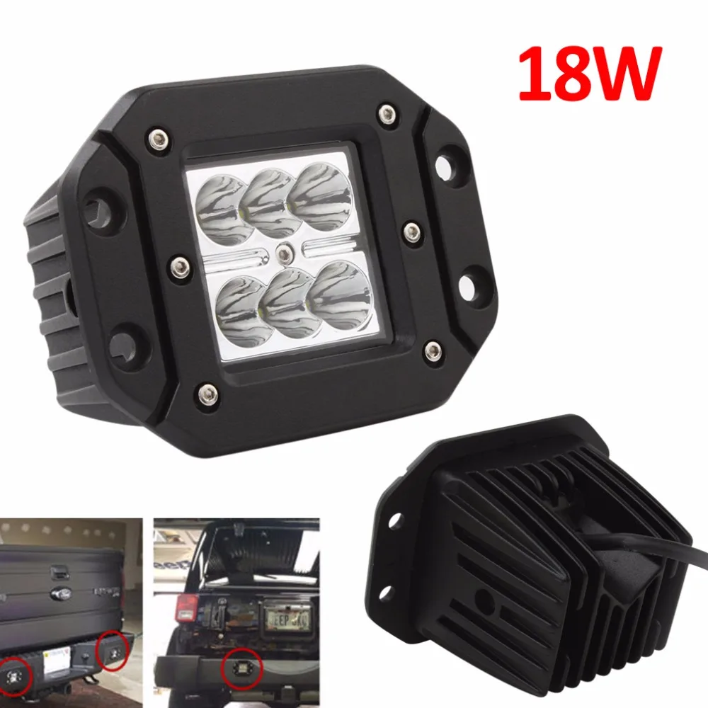 CREK Hot 2x18W 12V/24V 2000LM Водонепроницаемый светодиодный светильник для
