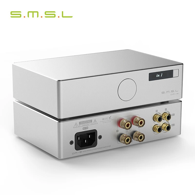 SMSL DA-8 ICE power 50ASX2 NJW1194 Hi-Res Настольный высокопроизводительный цифровой усилитель мощности DA8
