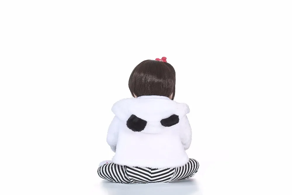 56 см NPK boneca reborn silicone completa полностью виниловый силикон Reborn Baby Doll игрушки Реалистичные для детей на день рождения Рождественский подарок игрушка для ванны