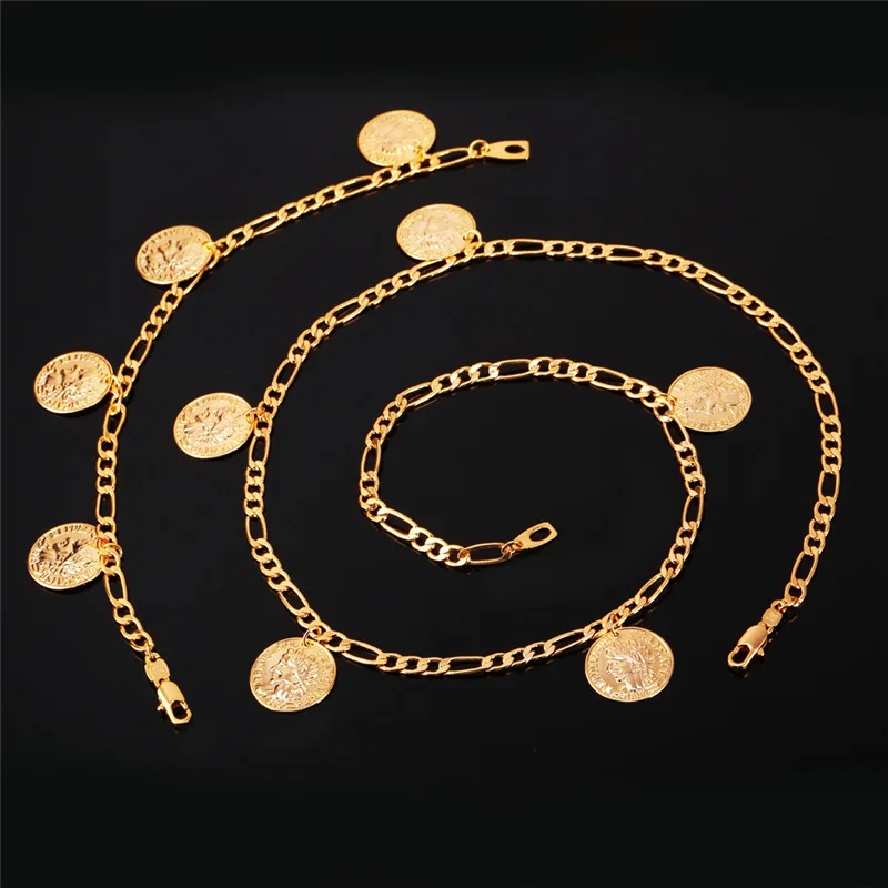 Kpop классическое французское ожерелье браслет золотого цвета массивные цепи