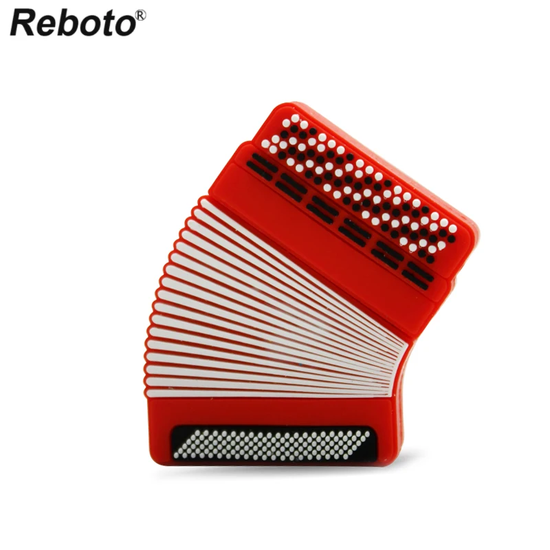Reboto Super Concert Pen Drive Музыкальный красный аккордеон Usb накопитель Флешка 4 ГБ 8 ГБ 16 ГБ 32 ГБ 64 Гб 2,0 U диск мультфильм Usb