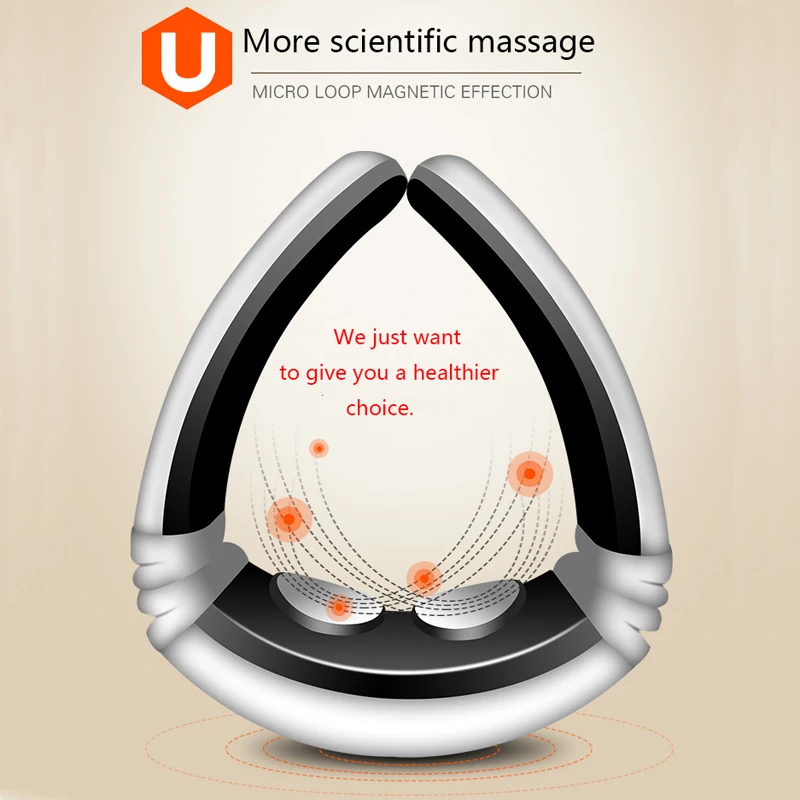 Подушка science pulse massage Электрический массажер для шеи инфракрасный массаж спины