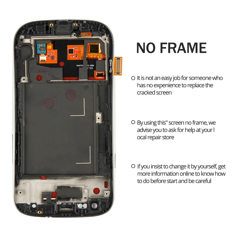 Дисплей i9300i i9300 4 8 ''для SAMSUNG Galaxy S3 ЖК экран с рамкой для замены дисплея i9301